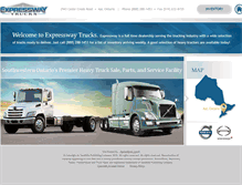 Tablet Screenshot of expresswaytrucks.net